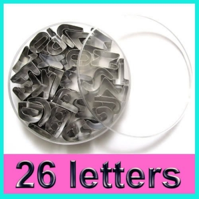 26 Letters A-Z Shape Biscuit Cake Fondant Decorating Cutter Mould Mold Tool DIY[99584]